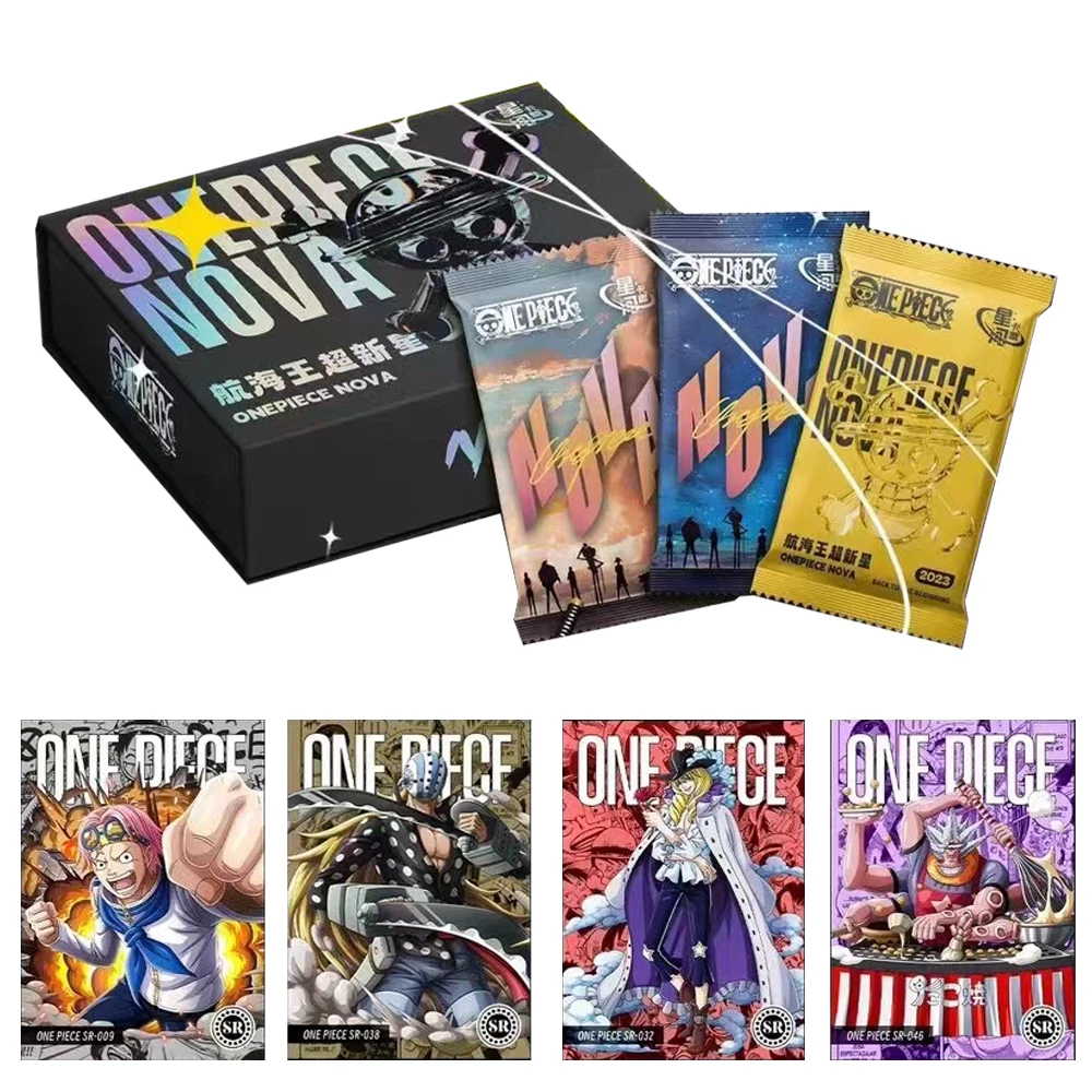 

Новая карта One Piece Card Luffy Quality Cards Zoro Nami Chopper Franky TSR SD Карта редких коллекций Оптовая продажа из 3 коробок One Piece Card