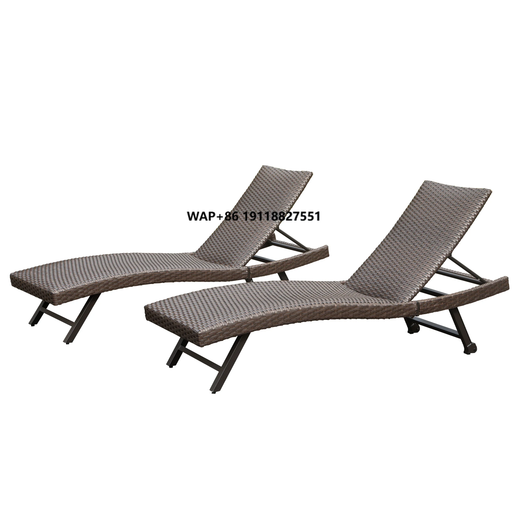 

Modern Aluminum Patio ChaiseChair for Outdoor Pool Garden Beach Park Leisure for Hotels Swimpping Pools