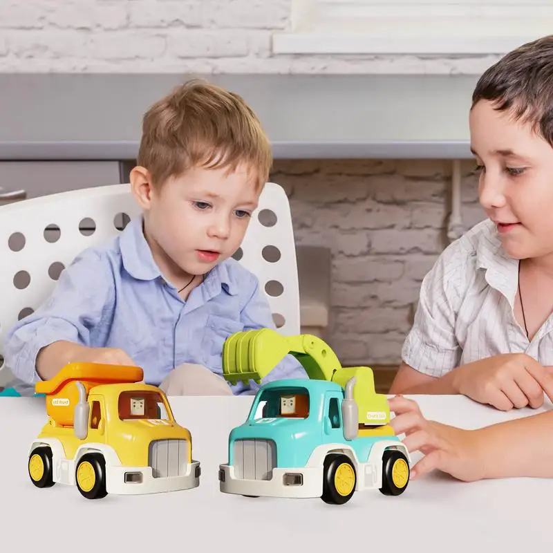 어린이 풀 백 엔지니어링 자동차 모델, 어린이 소장용 모델 자동차, 어린이 엔지니어링 차량 장난감