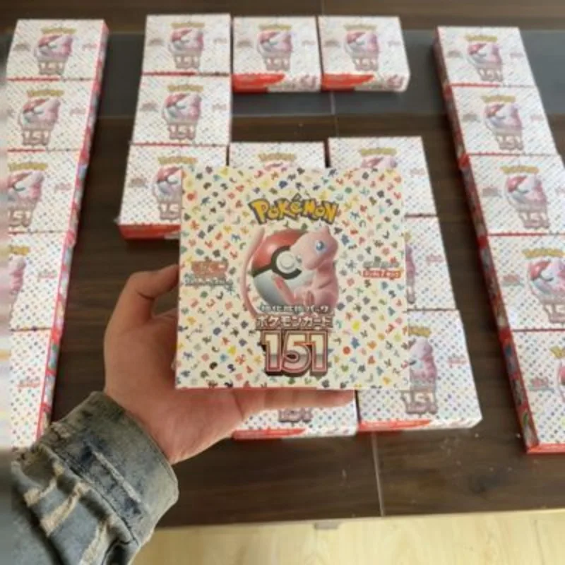 Nouvelles cartes Pokémon japonaises PTCG : Sword Shield Evolving Skies Booster 151, boîte de 20 paquets de cartes à collectionner Pokémon, prêtes à être expédiées.
