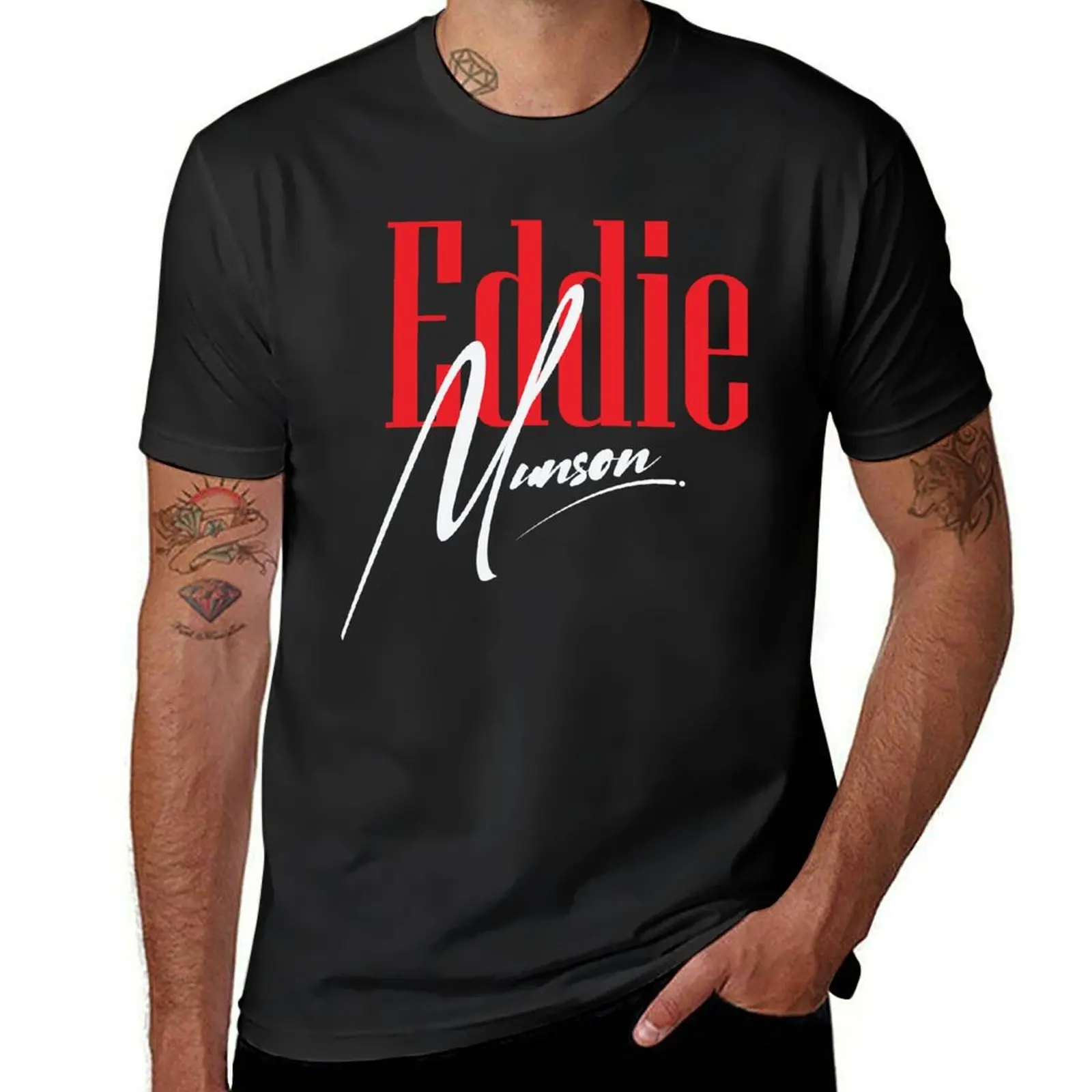 EDDIE MUNSON T-Shirt shirts graphic tees customizeds mens champion t shirts