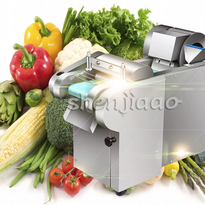 Commercial Vegetable Slicer Onion Slicing Cutter Machine Electric Vegetable Potatoes Carrots Onions Cutting Machine 660 Type 1pc