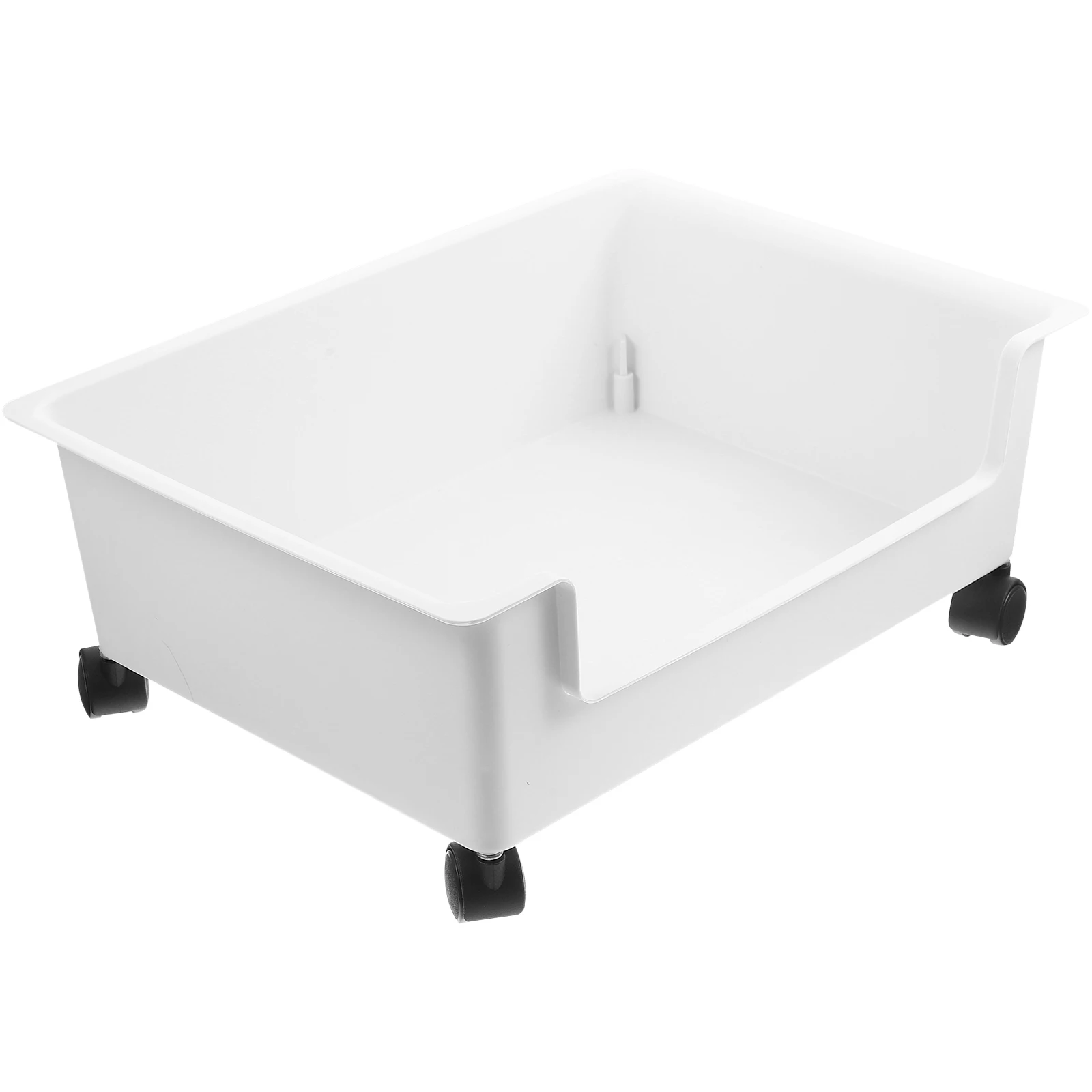 

Rolling Organizer With Wheels Book Storage Box Home Office Container For Dormitory Organizing Box With Wheel Clothes Storage