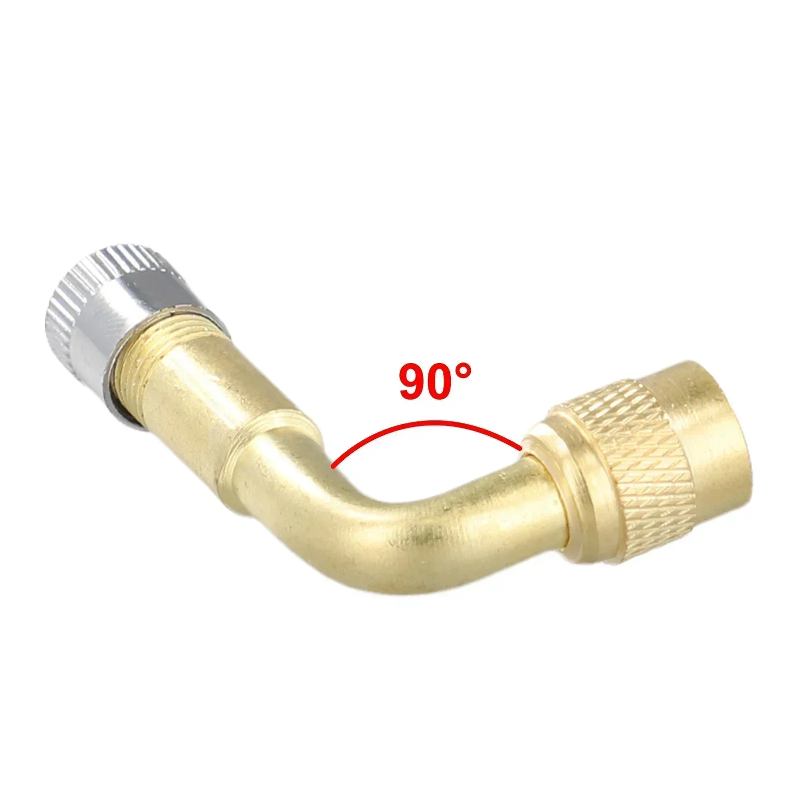 1pcs Tyre Gas Nozzles Copper 45 90 135 Degree Angle Valve Extension Adaptor Tire Stem Extender For Motorcycle Car