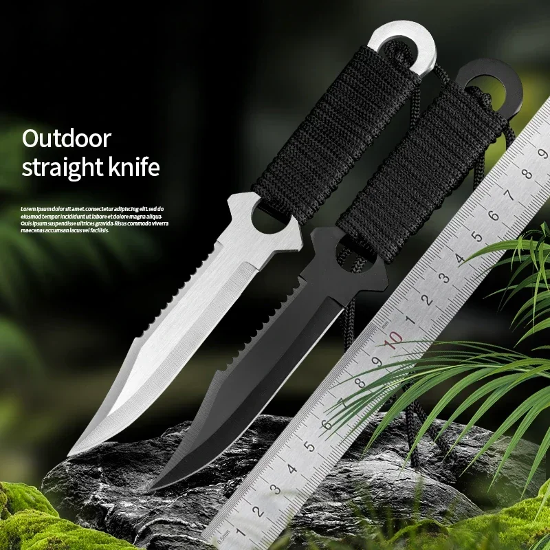 2024 New EDC Outdoor Tactical Survival Knife, pocket pocket knife camping hunting knife, sharp cutting knife