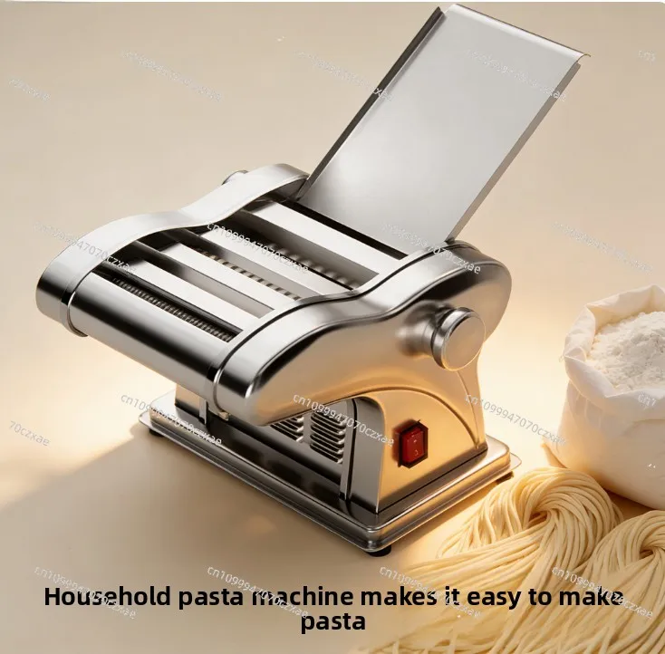 110V Stainless Steel Electric Dough Roller, Household Automatic Dumpling Skin Machine & Noodle Maker