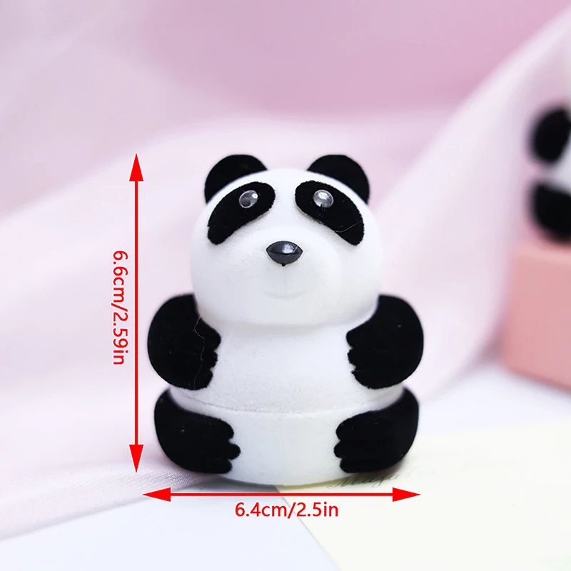 Creatieve Sieraden Doos Panda Voorstel Ring Doos Verjaardag Geschenkdoos Oorbel Display Verpakking Nieuwe