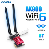 fenvi AX900 WiFi 6 PCI-E Wireless Adapter Bluetooth 5.4 Dual Band 2.4G/5GHz 900Mbps WiFi6 Network Card for Desktop PC Win 10/11