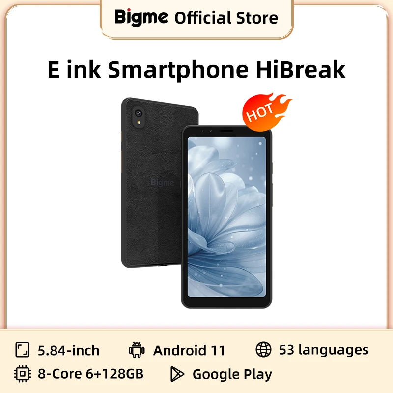 Bigme Hibreak E ink Smartphone electronic Ebook Reader 5.84