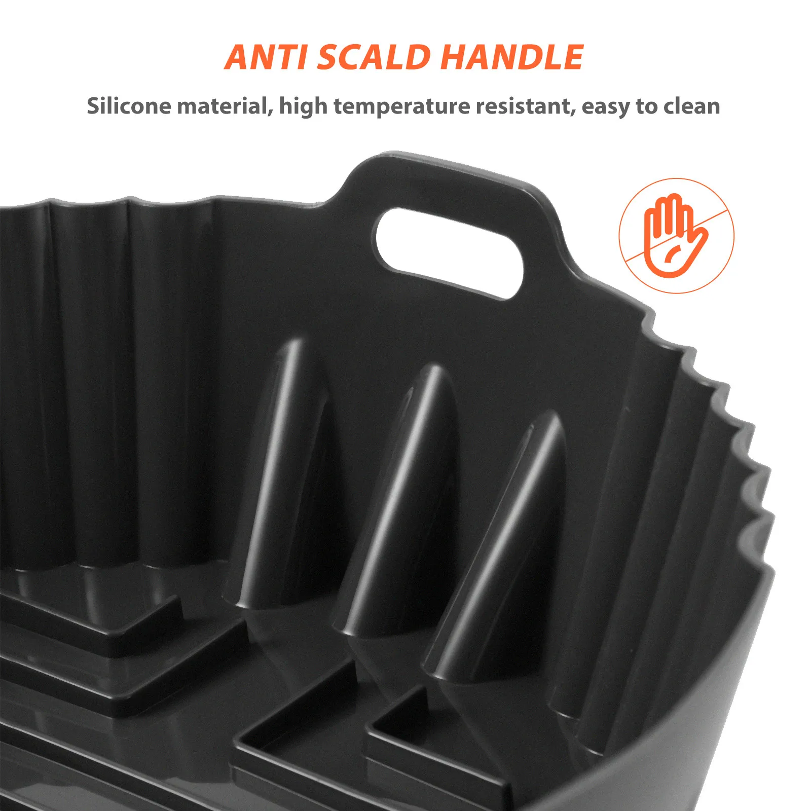 

Silicone Baking Tray for Air Fryer Round Shape Grey Color Heat Resistant Reusable Silicone Liner Easy Various Models