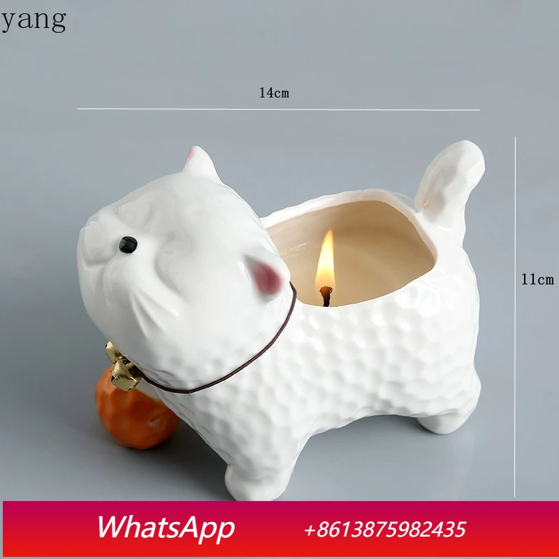 

LMM cartoon cat fire ceramic handicrafts household ornaments high temperature resistance