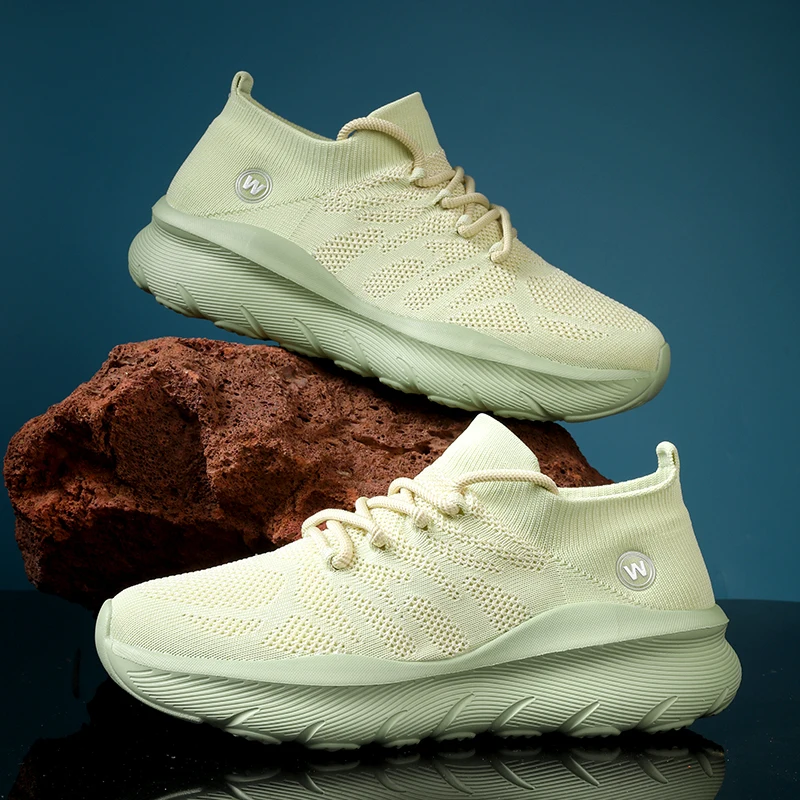 

Мужская спортивная обувь, новинка 2025, осенняя теннисная тренировочная дышащая обувь для бега, высококачественная повседневная прогулочная обувь с сеткой для мужчин