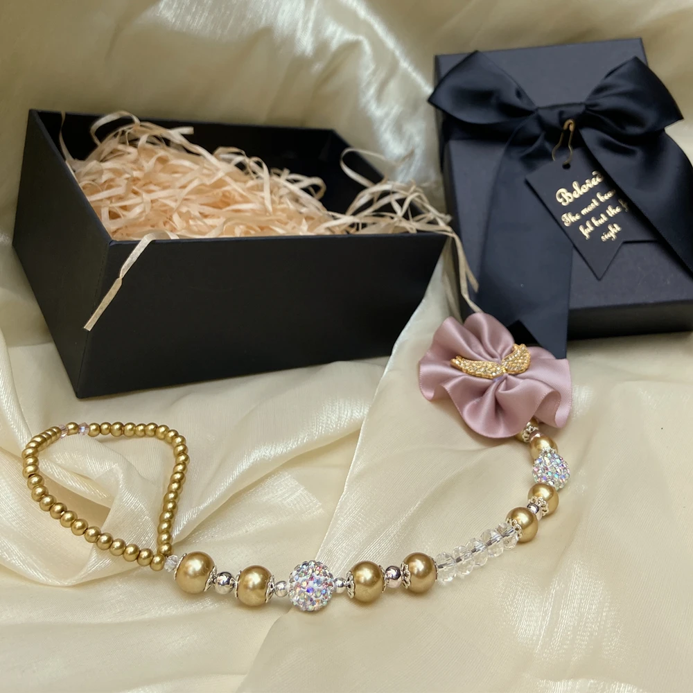Dollbling Glam Luxury Rhinestones Gold Pacifier Personalized Name Dummy Any Image Initial Letter Pearly Marble Soother Clips image 3