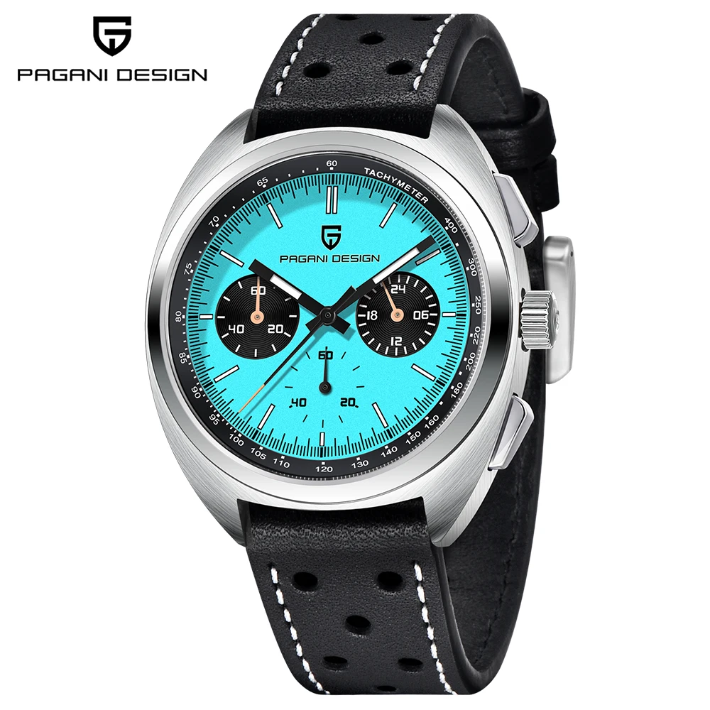 PAGANI DESIGN 2026 NEW Turtle Back Chronograph 1782 Fashion Quartz Wristwatch for Man Luminous Waterproof Watch Reloj Hombre image 3