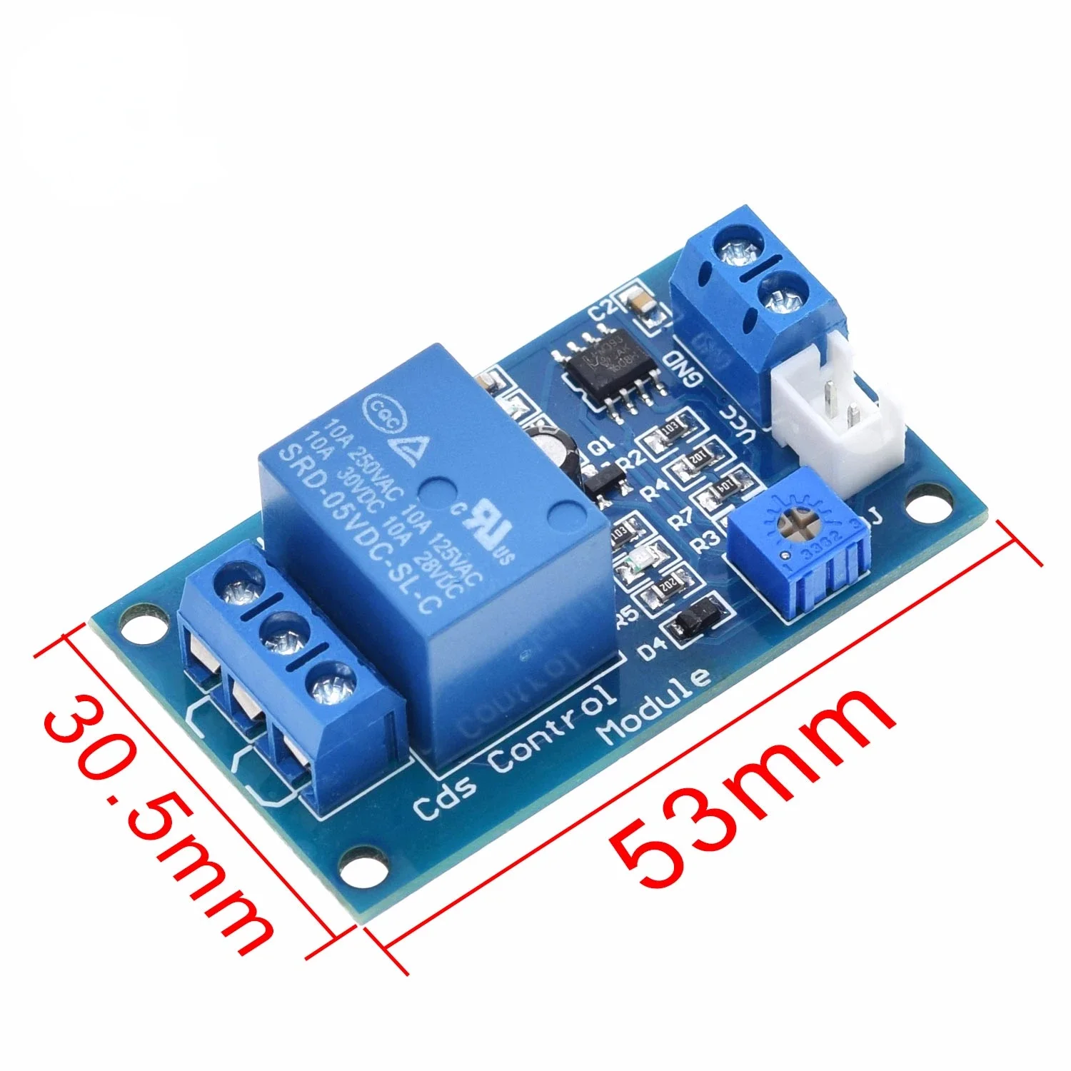 Interruptor de Control de luz XH-M131 DC 5V/12V, fotorresistencia, módulo de relé, Sensor de detección, 10A, módulo de Control automático de brillo