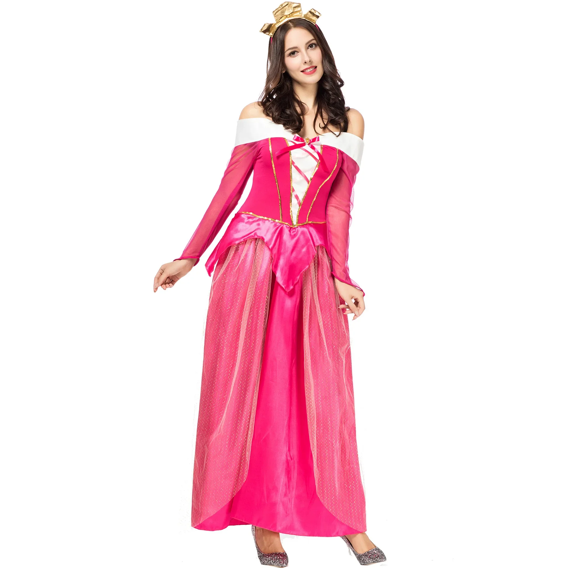 

New Designer Halloween Costume Fairy Tale Sleeping Beauty Princess Aurora Princess Dress Cosplay Costume