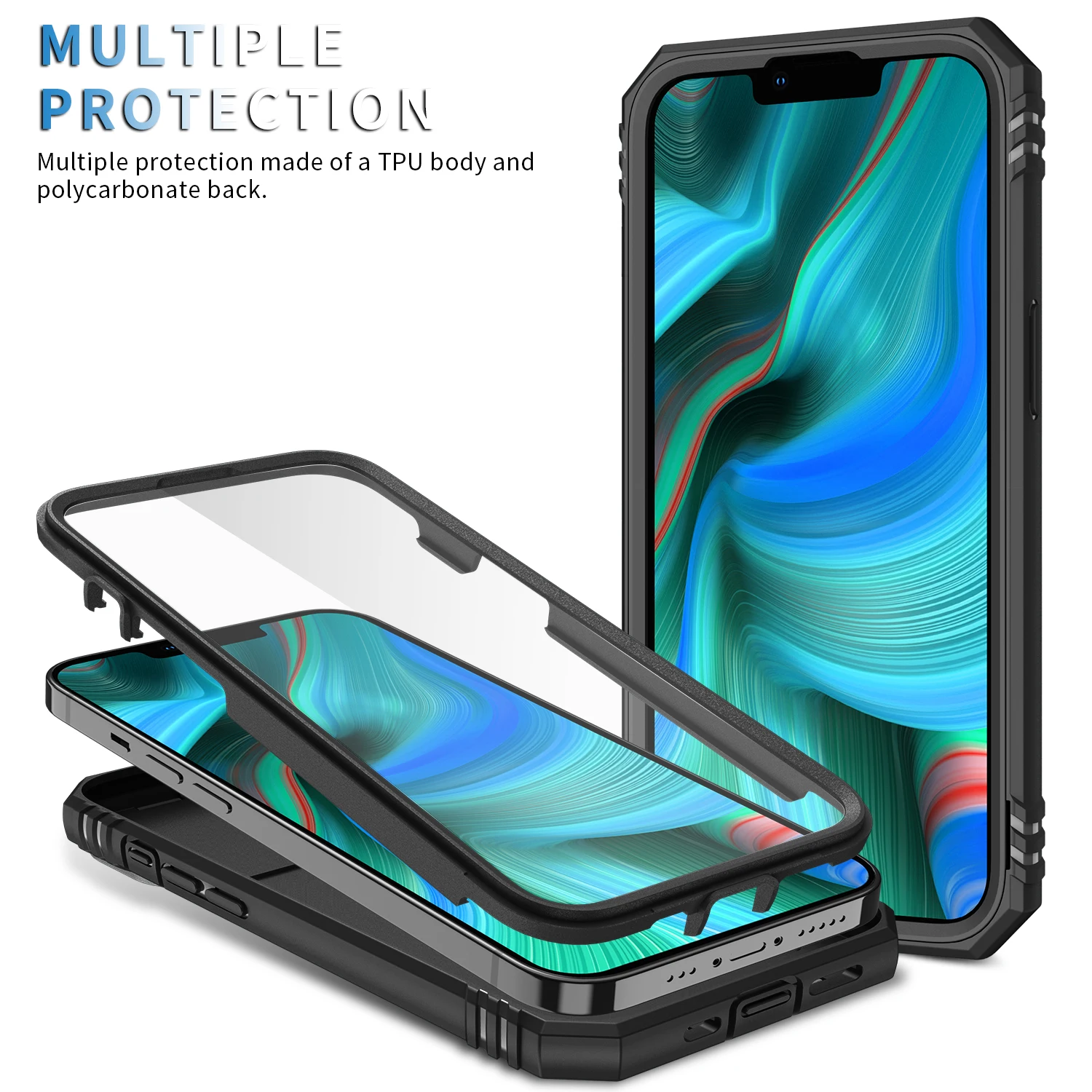 Funda de cámara deslizante para iPhone, carcasa resistente con soporte giratorio de 360 grados, para modelos 15 Pro Max, 14, 13 Pro, 12, 11, XS Max, X, 8, 7 Plus