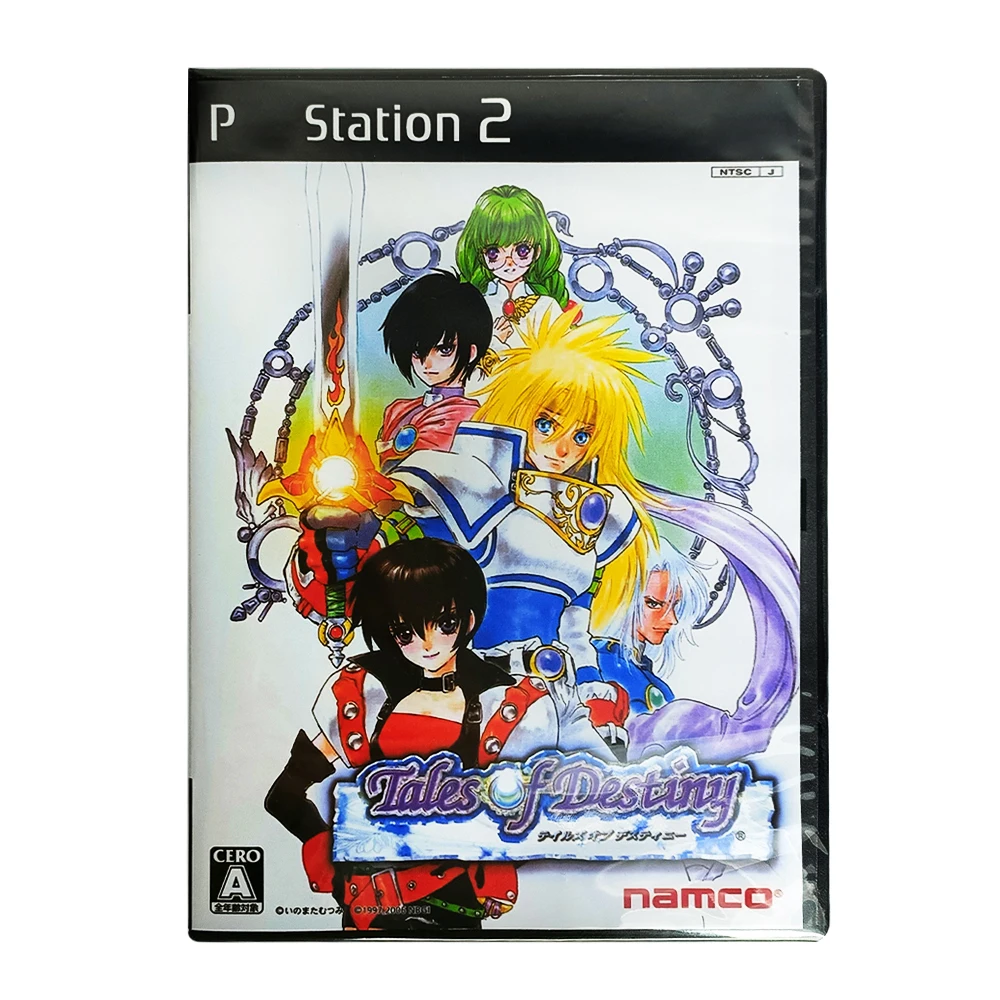 

PS2 Tales of Destiny Copy Disc Game Unlock Console Station 2 Retro Optical Driver Retro Video Game Machine Parts