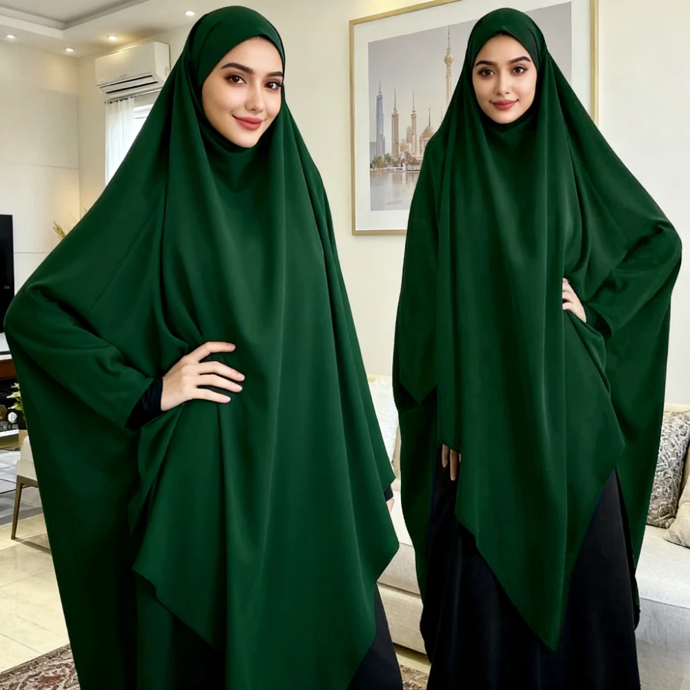 

Ид с капюшоном Мусульманский длинный химар Женский хиджаб Макси Платье Молитвенная одежда Djellaba Jilbab Абая Рамадан Платье Исламский никаб Бурка Jubah