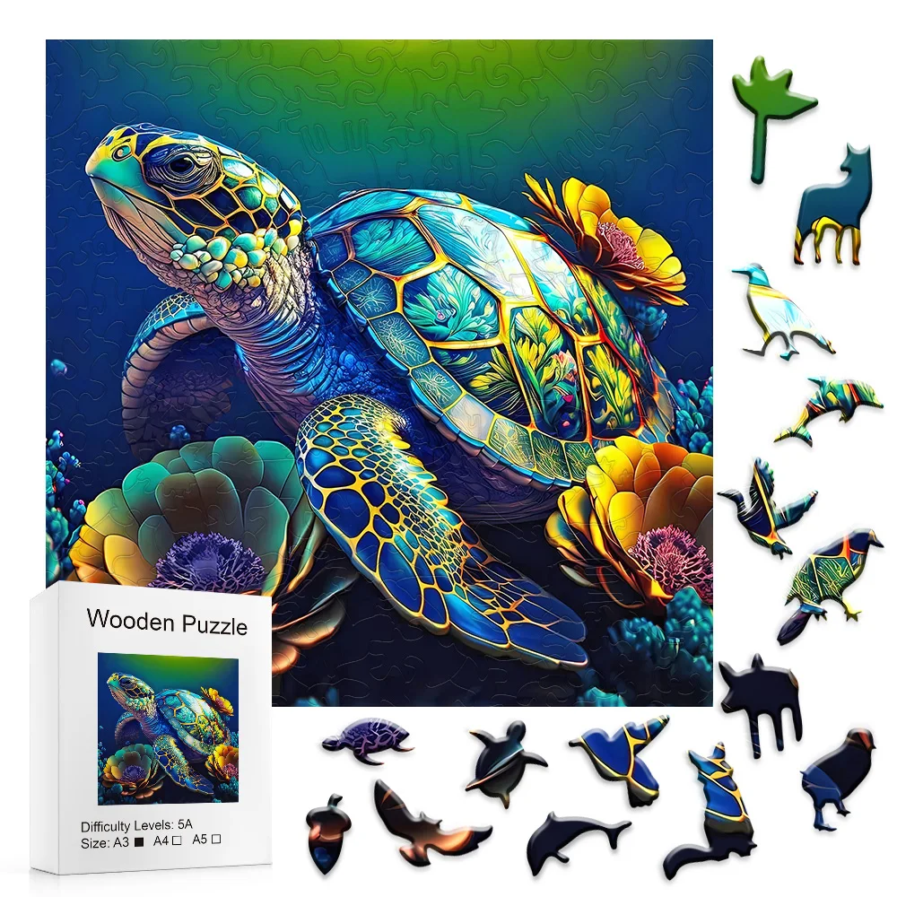 Wooden Puzzles - Exquisite Gift Packaging - Unique Shapes - Best Gifts for Adults and Children - Toy Puzzles