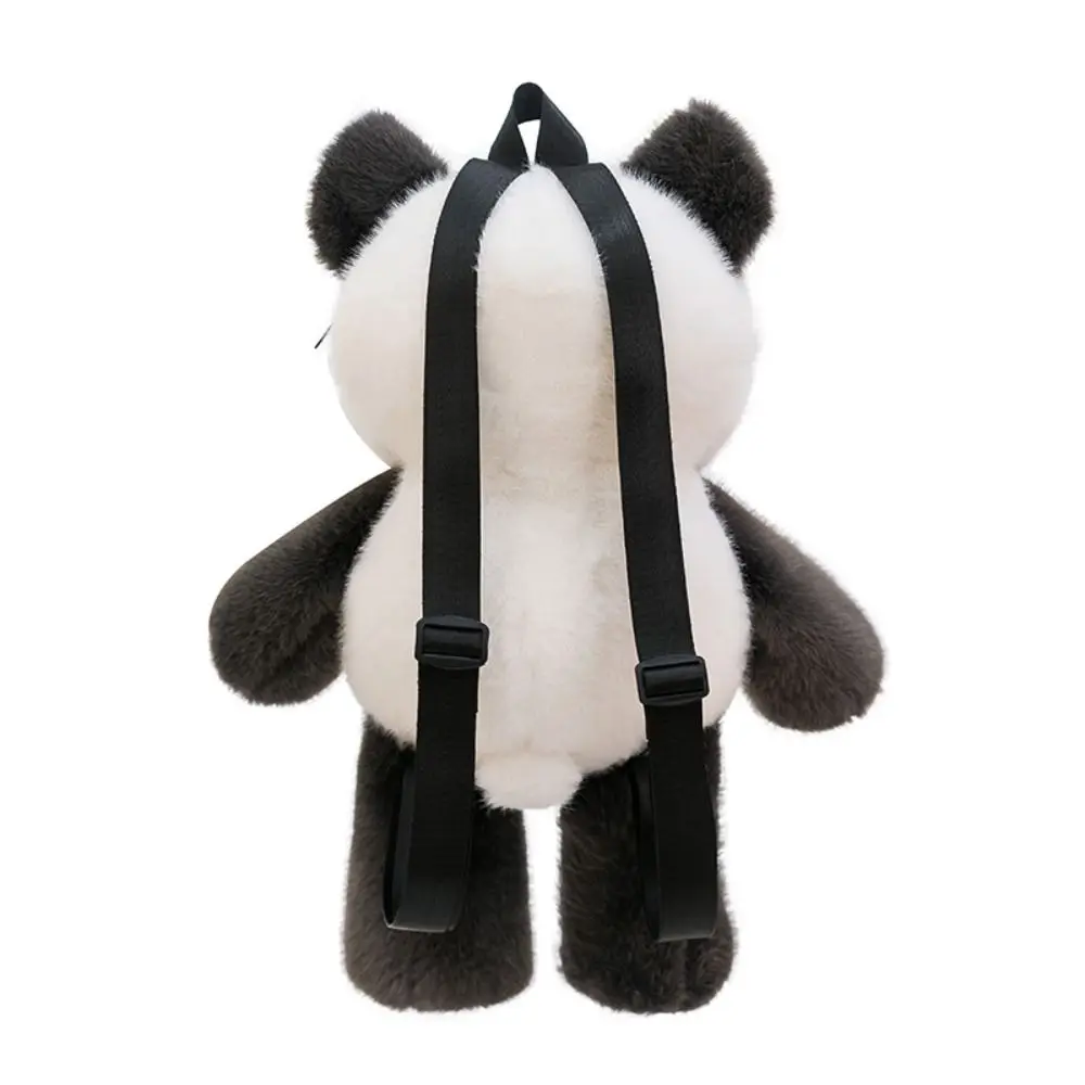 

Creative Gift Animal Backpack Cute Animal Soft Animal Shoulder Bag Zipper Closure Adjustable Straps Backpack Travel