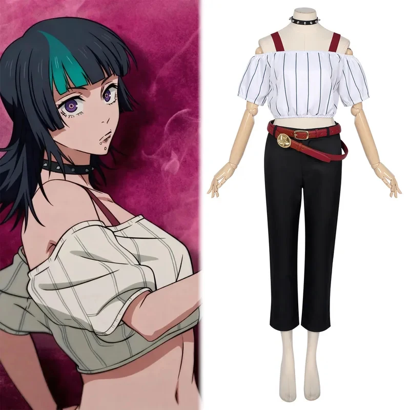 

❤️❤️❤️Anime Jujutsu Kaisen Culling Game Kirara Hoshi Cosplay Women Adult Movie JJK Execution Style Halloween Costume for W❤️⭐️❤️