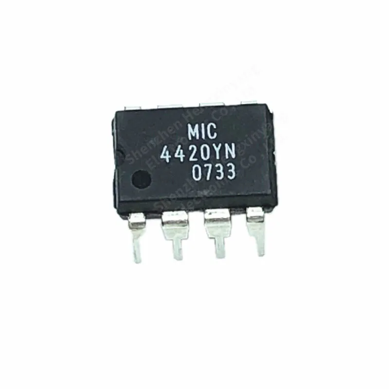 10PCS MIC4420YN silk screen MIC4420YN bridge driver package DIP-8 in line