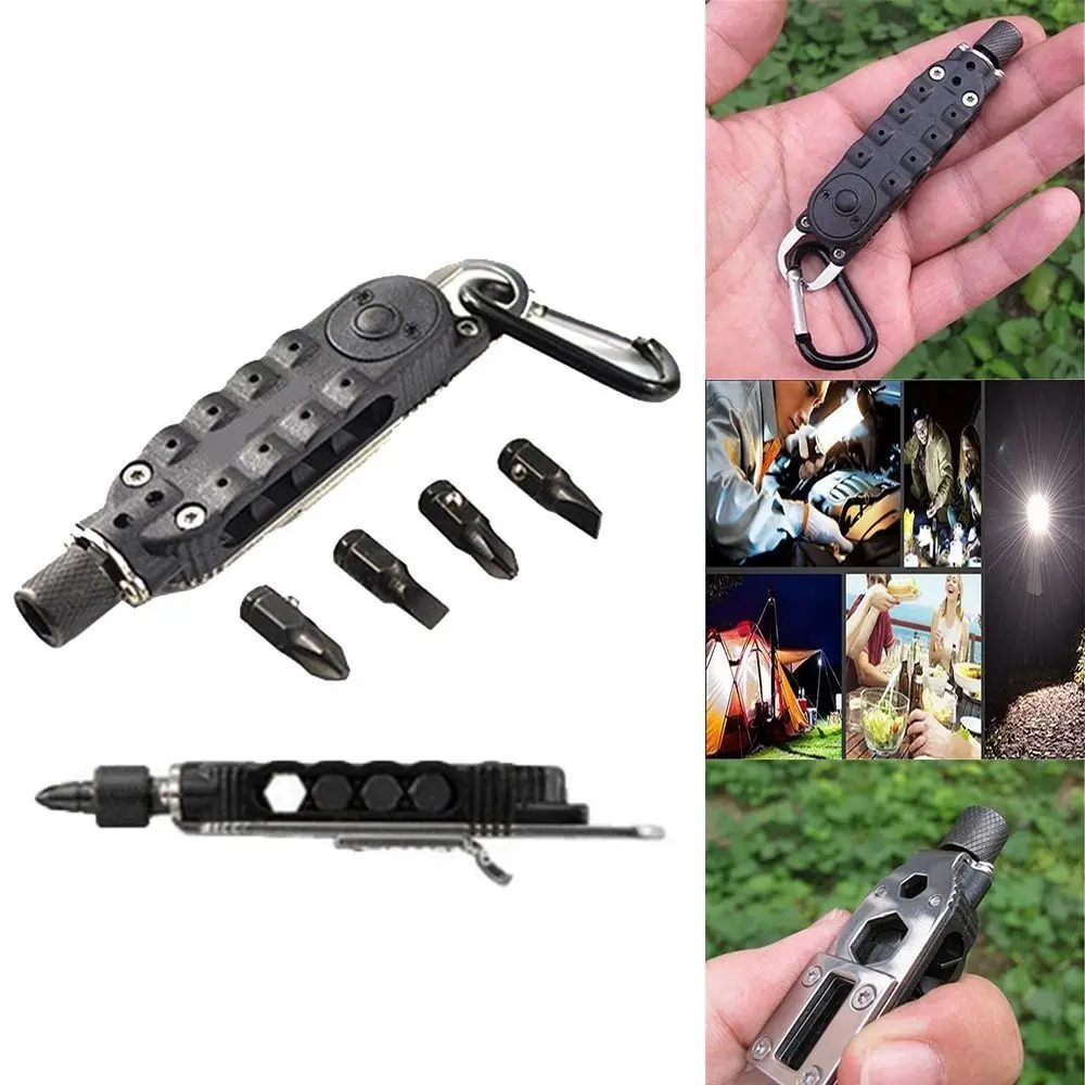 Hoge kwaliteit mini-schroevendraaier Multifunctioneel EDC-reparatietool Outdoor-gadgets Draagbare flesopener voor buiten