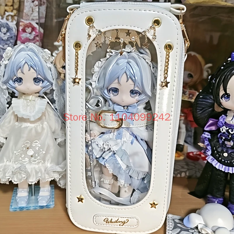 日常使いに便利なbjdクロスボディバッグ-透明-1-8-bjd-イタバッグ-ドールディスプレイウィンドウ-ショルダーバッグ-ギフト-ドールバッグ-ディスプレイギフト