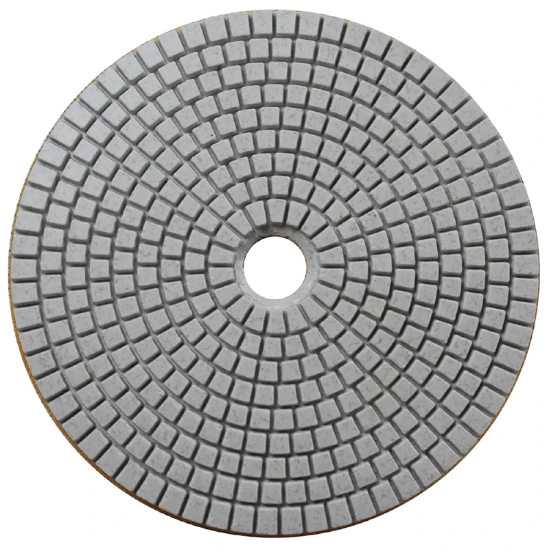 80 mm-180 mm Diamant-Polierpad, nasse Pufferscheibe zum Schleifen von Marmor, Granit, Beton, Reparatur, Arbeitsplatte, Stein, 3/4/5/6/7 Zoll