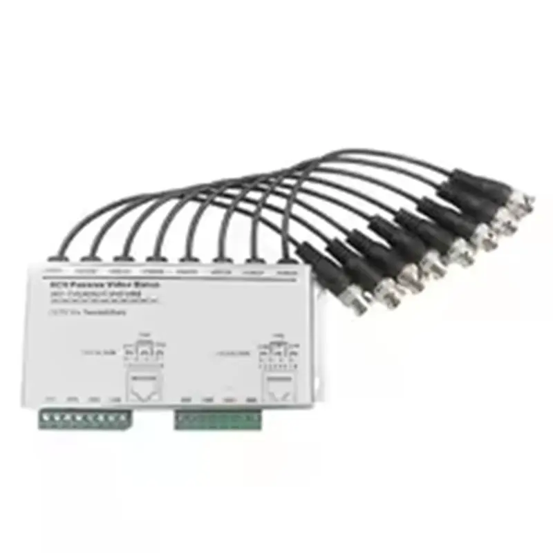 ABIJ-For Surveillance Video Compatible 8-Channel Twisted-Pair Transmitter With Built-In Cable, BNC To RJ45 Ethernet HD Cable Ada