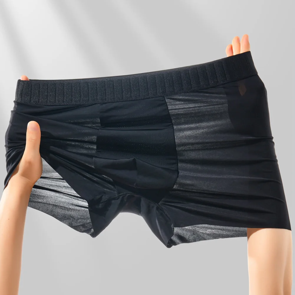 

Breathable Boxers Boxer Shorts Everyday Use 2XL Comfortable Mens Underwear Shorts Low Waist Style Seamless Hip