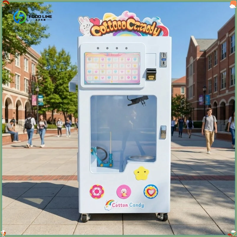 High Quality Cotton Candy Vending Machine with Advanced Touch Control Technology FL Customized