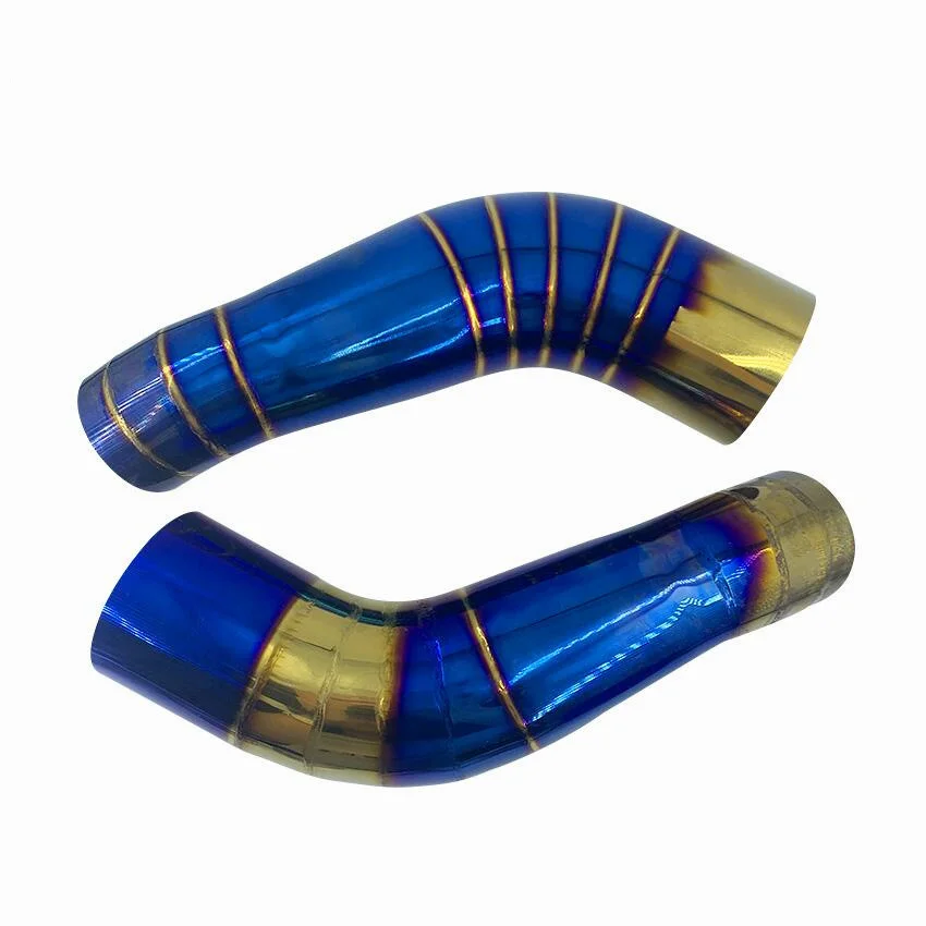 Motorcycle intake pipe suitable for Yamaha Xmax300 motorcycle accessories 304 stainless steel blue air filter intake pipe