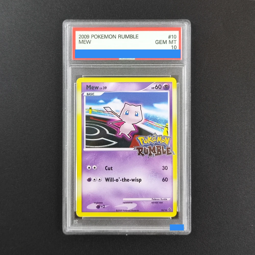 

Proxy 2009 POKEMON RUMBLE #10 MEW 10/16 Authentication Grading 10 Collection Game Card