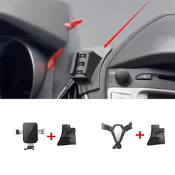 1Set ABS Material For 2010-2015 Hyundai IX35 Gravity Linkage Special Car Phone Holder Bracket Stand Mobile Support
