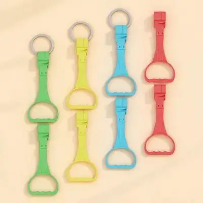 

8pcs Pull Rings Crib Grab Rings Walking Assistant Stand Safety Training Tools Toddler Nursery Cot Hand Ring Accessories