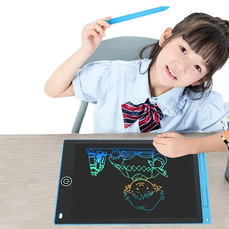 LCD-schrijftablet voor kinderen, oogbescherming tekentafel met slot en wissen - educatief reisspeelgoedcadeau 8,5/10/12 inch
