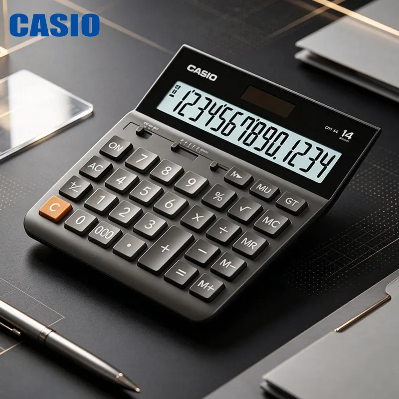 Casio DH-14/MH-12//DH-12/GX-120B/AX-120B Administrative personnel business data statistics computer - Simple body design