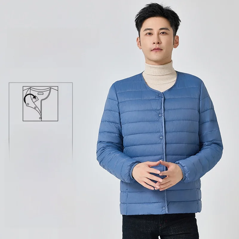 

Thiened Cotton Jaet for Middle-Aged And ly Men Dad Coat andpa Autumn Winter Outwear Stand Fit Polyester Fiber