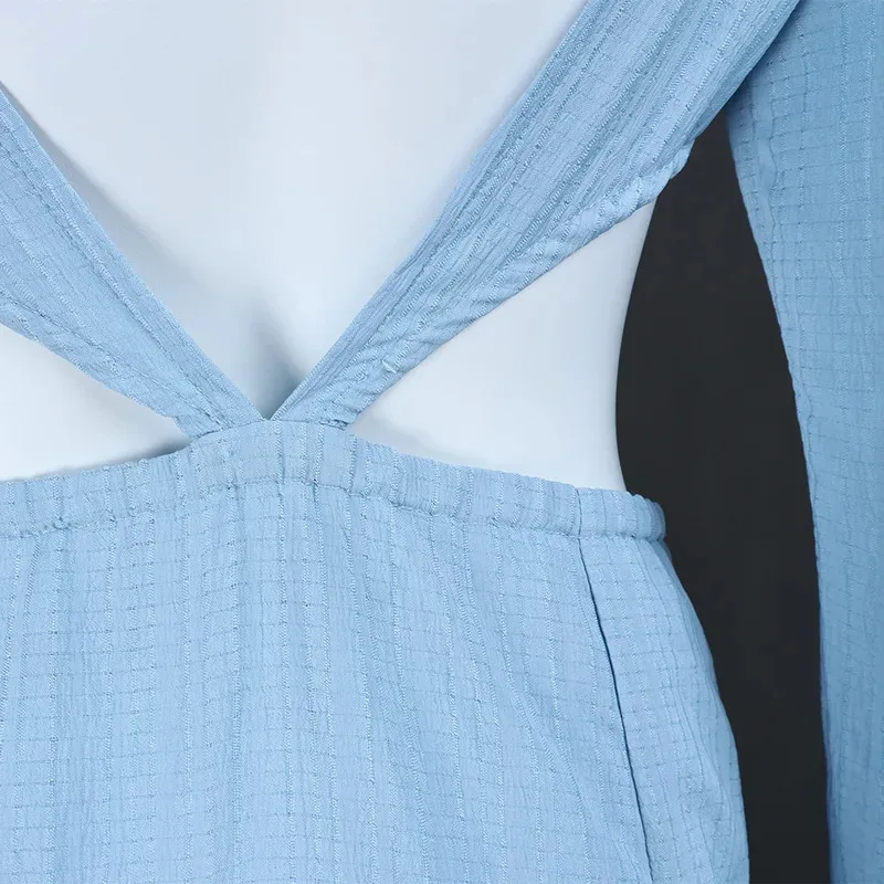 فستان SW Padme Princess التنكري بأكمام طويلة باللون الأزرق، أزياء الهالوين التنكرية لحفلات الكرنفال للنساء lf[5