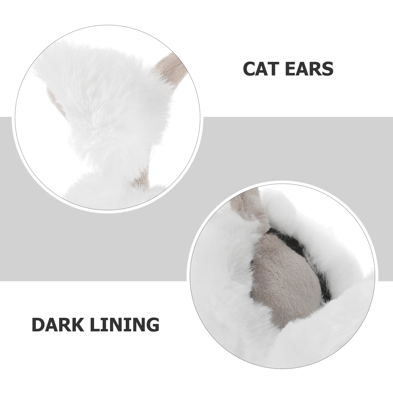 

Cute Cat Ears Earmuff Headband Warm Foldable Winter Ear Muffs For Women Lightweight Portable Comfortable Ear Warmers Outdoor