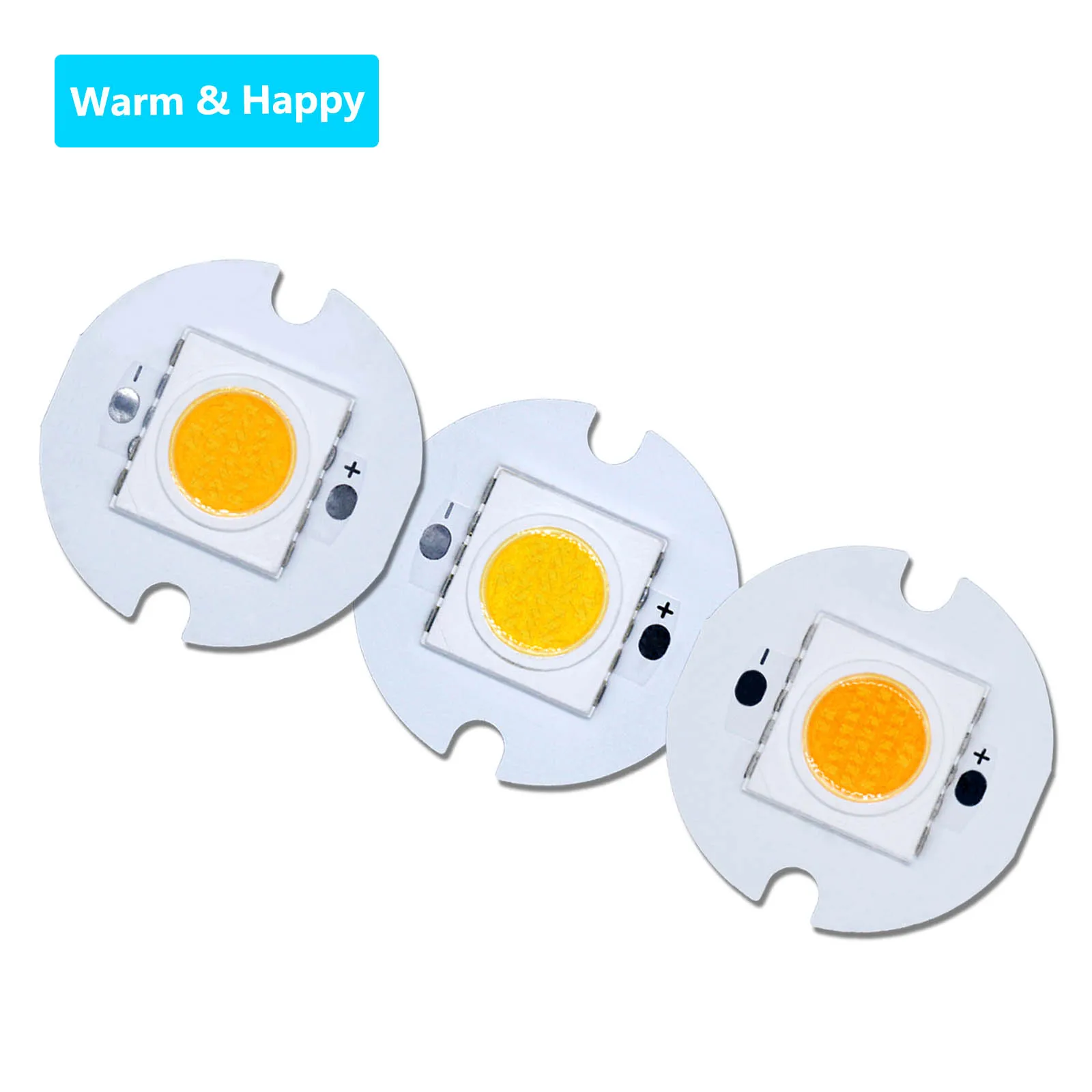 3pcs LED COB Light Source 7-10W DC36-39V High Power LED Beads 250-300mA Spotlights for Living Room and Bedroom Light