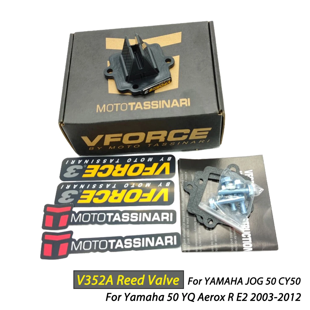 VForce Reed Valve Kit V352A V-Force 3 For Min Horiz. Yamaha 50 YQ Aerox R E2 2003-2012 And YAMAHA JOG 50 CY50 Motorcycle