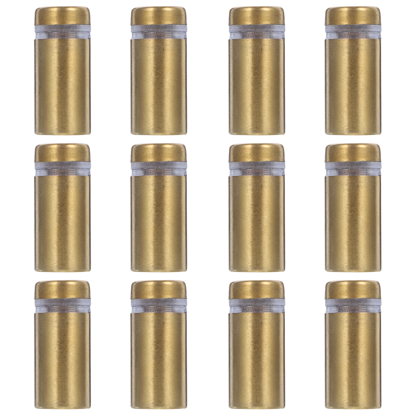 

12Pcs Advertising Nail Heavy Duty Stainless Steel Standoff Nails for Glass Acrylic Board Support Display Fixation