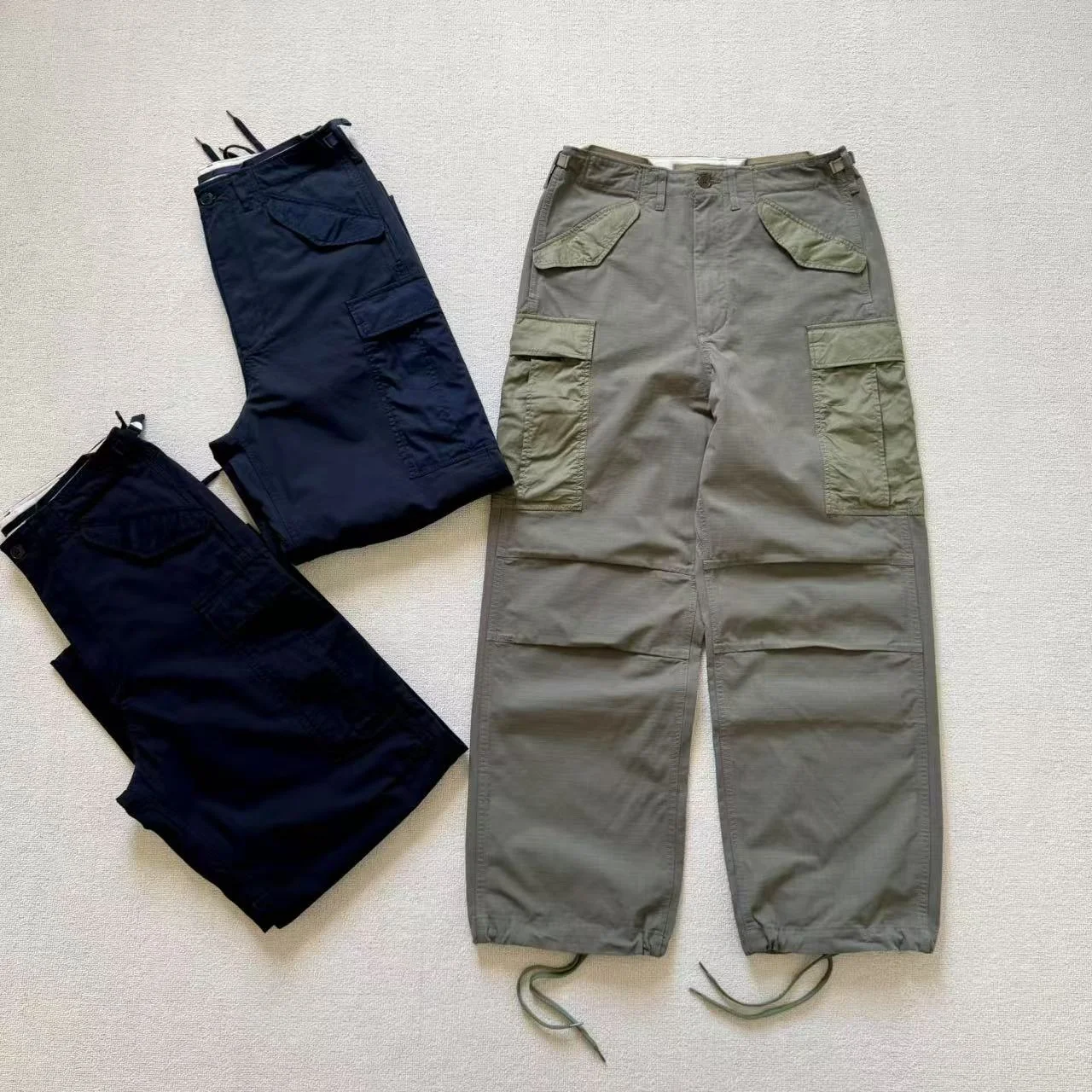 

Повседневные брюки-карго с несколькими карманами, брюки для отдыха десантника, мужские свободные брюки из смеси хлопка, рабочая одежда, всесезонные брюки