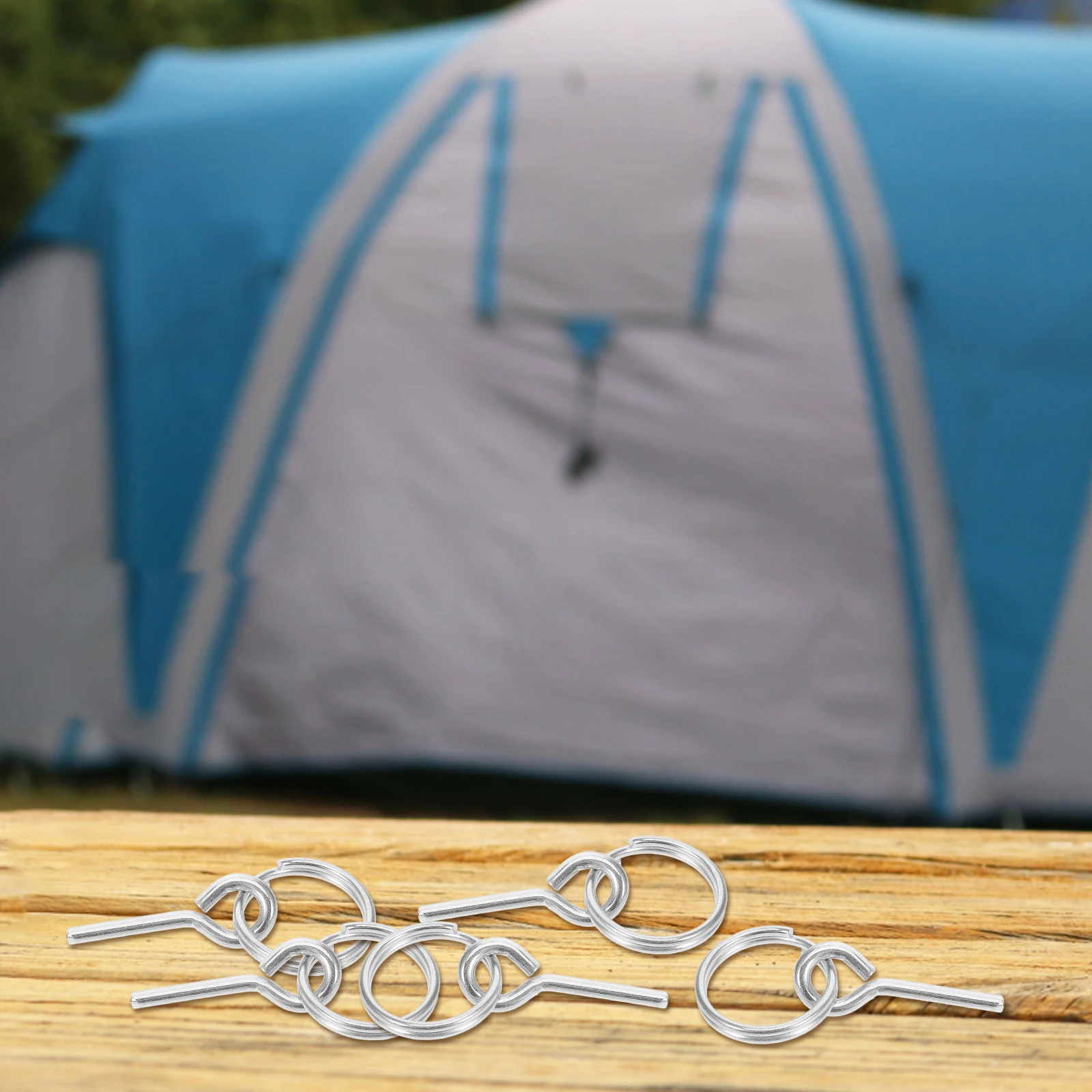 

10pcs Tent Camping Accessories Lightweight Fiber Rod Outdoor Hiking Pins-Compatible Most Hiking Tent Connect Pins Tents-Easy