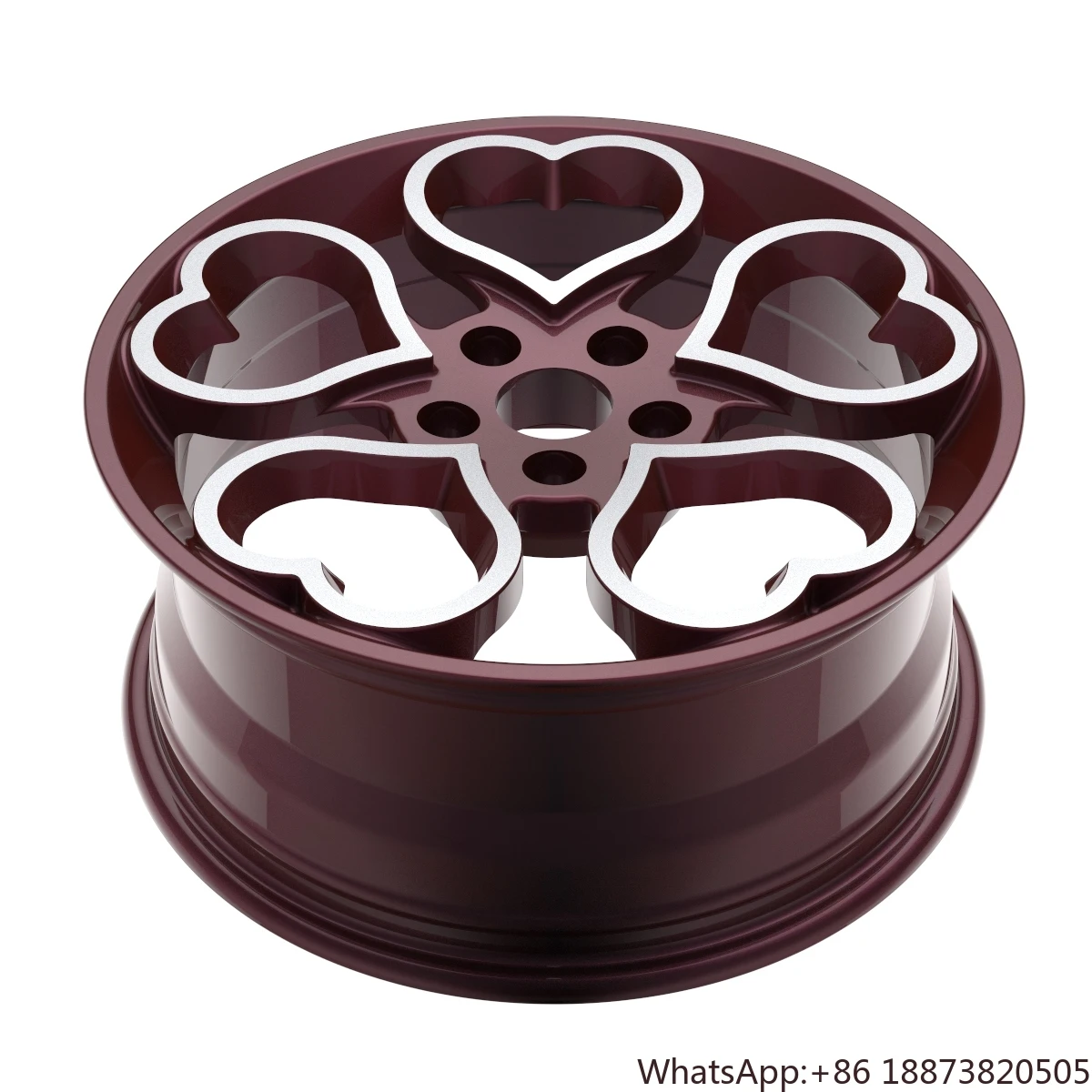 Attractive design love hearts shape wheel hub 18 19 20 inch custom luxury forged alloy passenger car rims for bentley