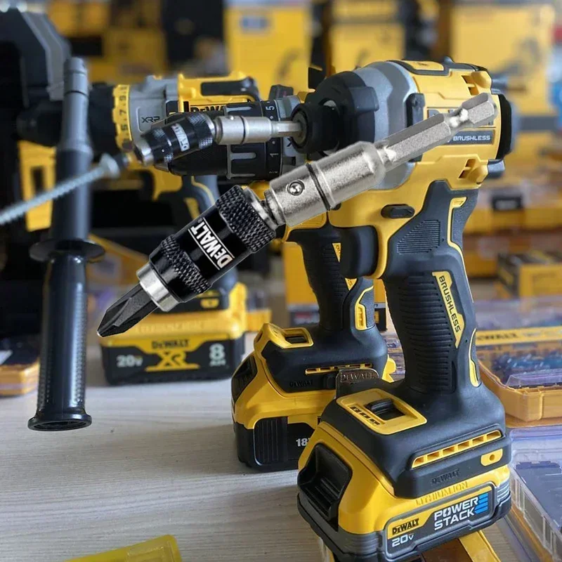 ديوالت DT7505 DT70518 تأثير مثقاب كهربائي قضيب تمديد قابل للانحناء للمشهد الخاص لنجارة تشغيل المعادن والكهربائي