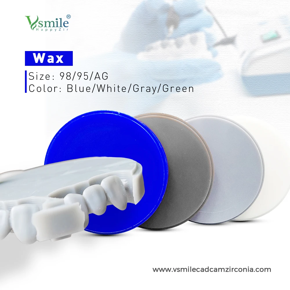 

Стоматологическая лаборатория Синий Серый WAX Dics Block 98 мм CADCAM Восковой диск Стоматологический стоматолог Материалы для протезов Воск Материал для стоматолога